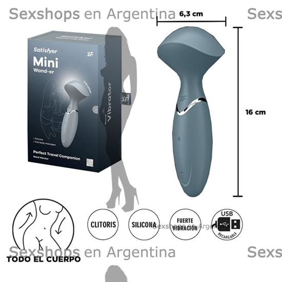 Mini Wand Er - Vibrador Mini Recargable con Tecnología Silent